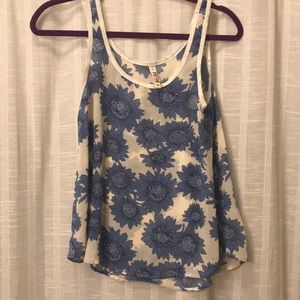 Floral tank top